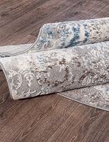 Ковер Armina 03853 blue/blue круг