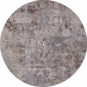 Ковер Armina 03851 grey/brown круг