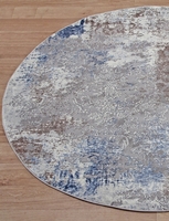 Ковер Armina 03853 blue/blue круг