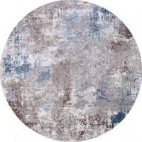 Ковер Armina 03853 blue/blue круг