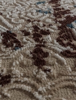 Ковер Quantum 3010B brown/brown овал
